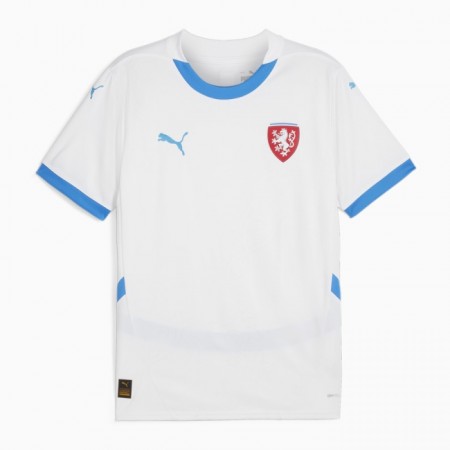 Virallinen pelipaita Tšekki Vieras Euro 2024 Lyhythihainen - Miesten Virallinen pelipaita Tšekki Vieras Euro 2024 Lyhythihainen - Miesten
